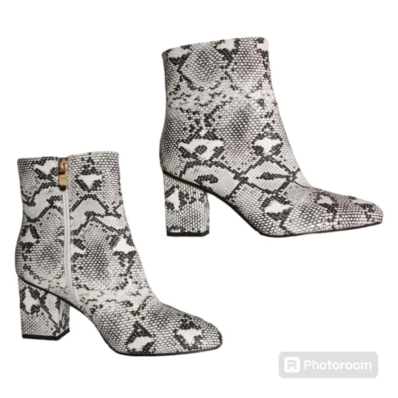 WETKISS Women's Snakeskin Ankle Boots Size 7.5 - Picture 7 of 15